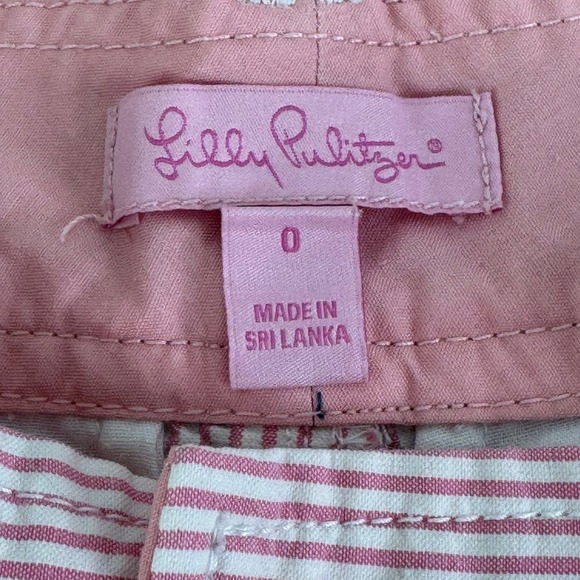 Lilly Pulitzer pink seersucker shorts - Picture 5 of 9